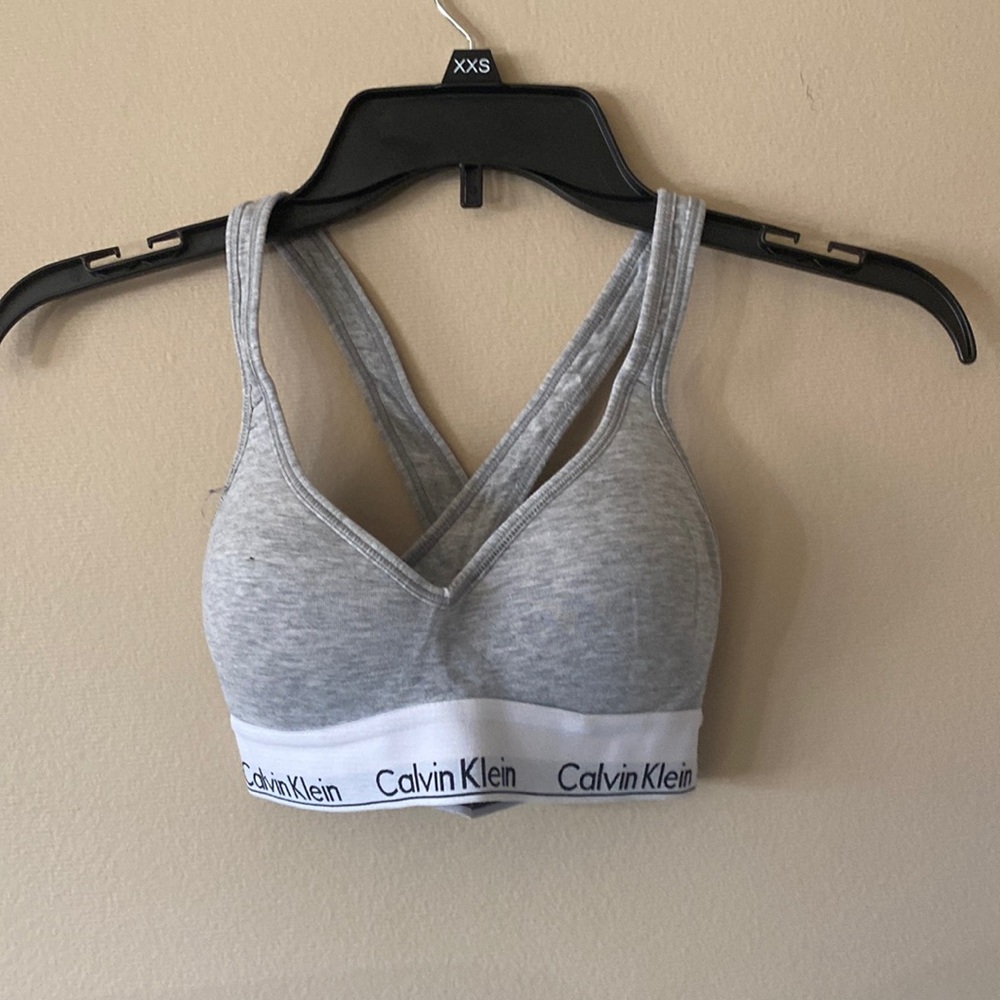 calvin klein padded sports bra